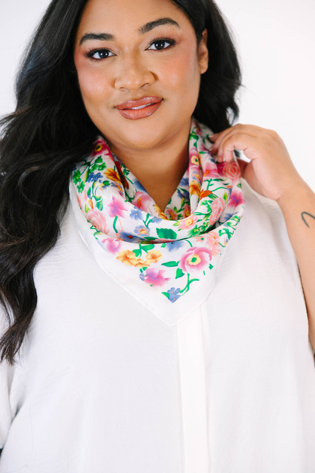 Wildflower Weekend Scarf, Pink