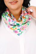 Wildflower Weekend Scarf, Pink