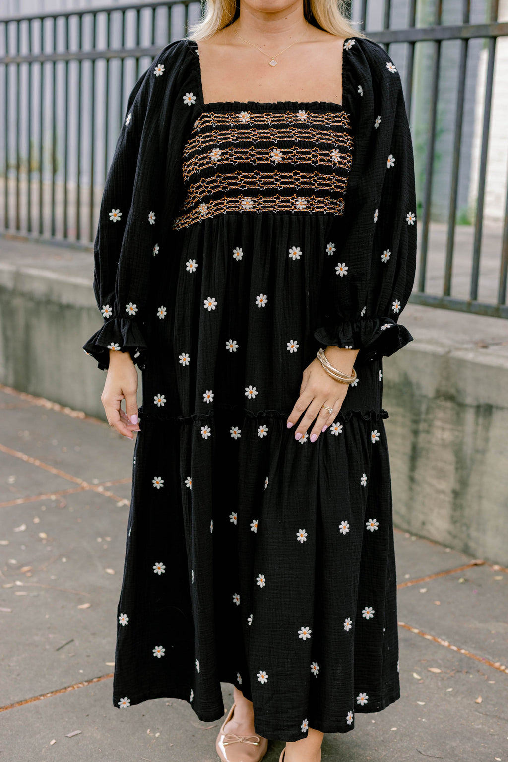 Wildflower Wonder Dress, Black