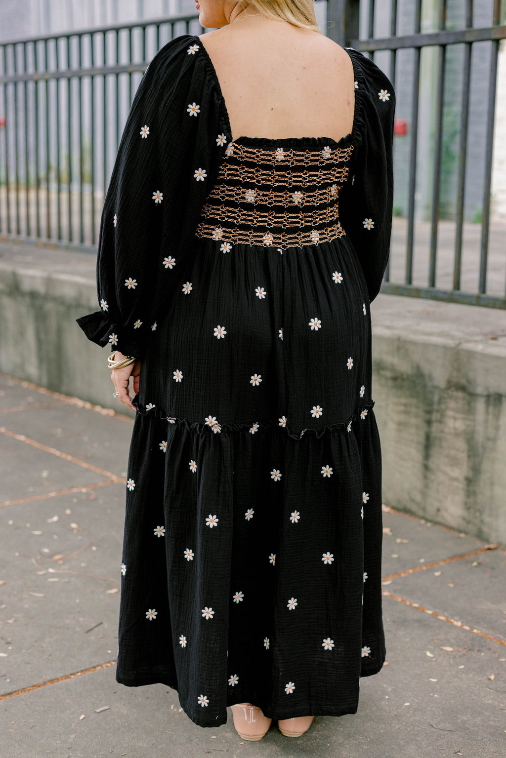 Wildflower Wonder Dress, Black