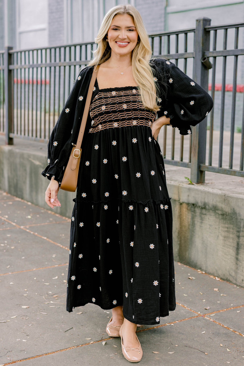 Wildflower Wonder Dress, Black
