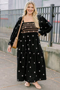 Wildflower Wonder Dress, Black