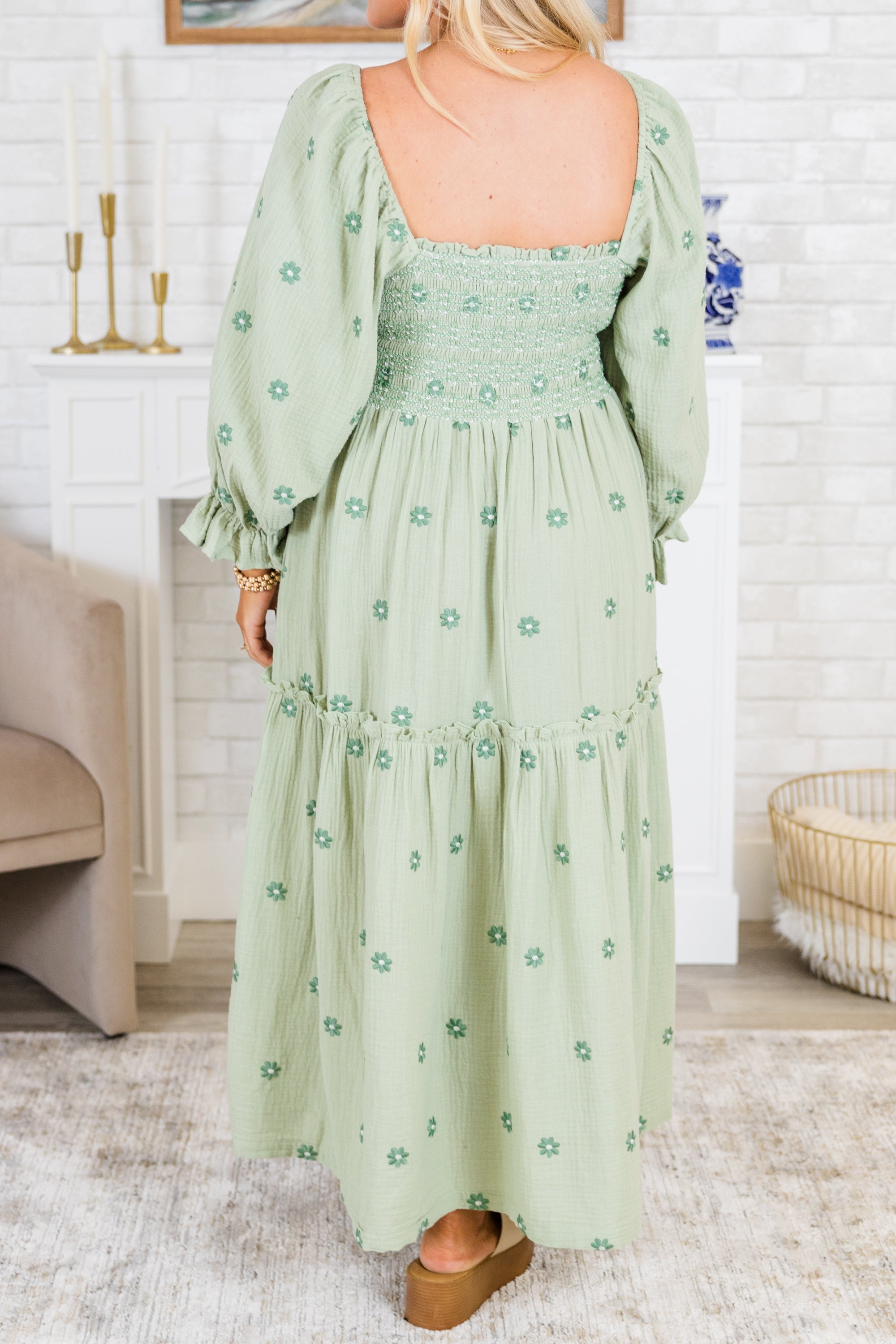 Wildflower Wonder Dress, Green