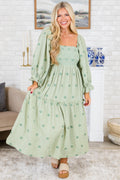 Wildflower Wonder Dress, Green