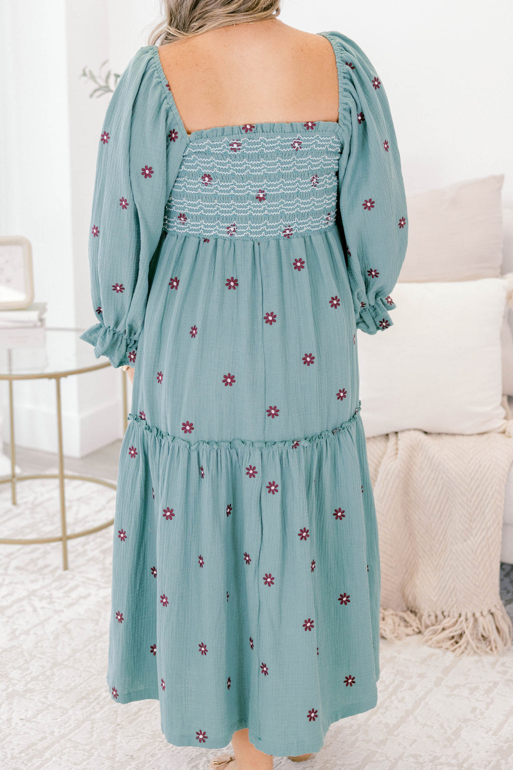 Wildflower Wonder Dress, Light Jade