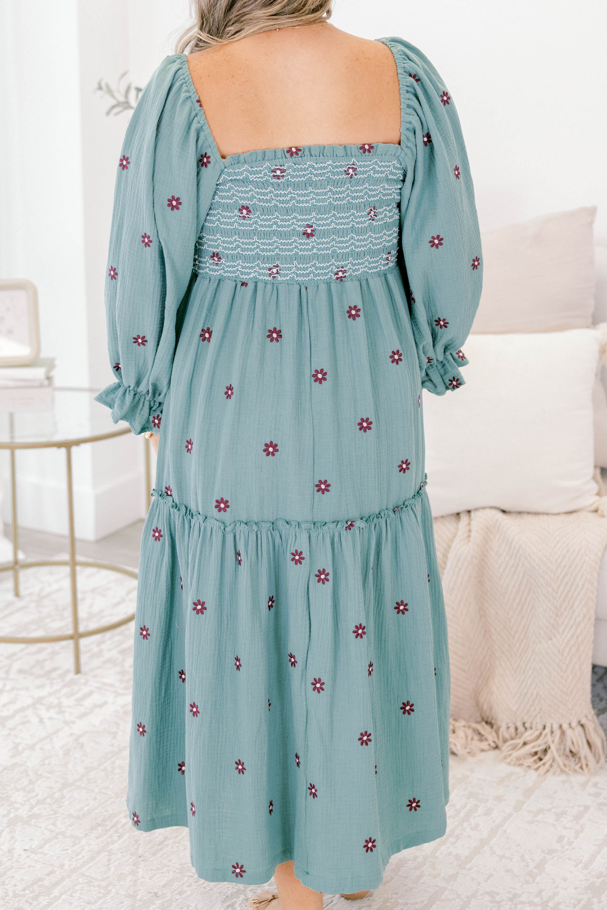 Wildflower Wonder Dress, Light Jade