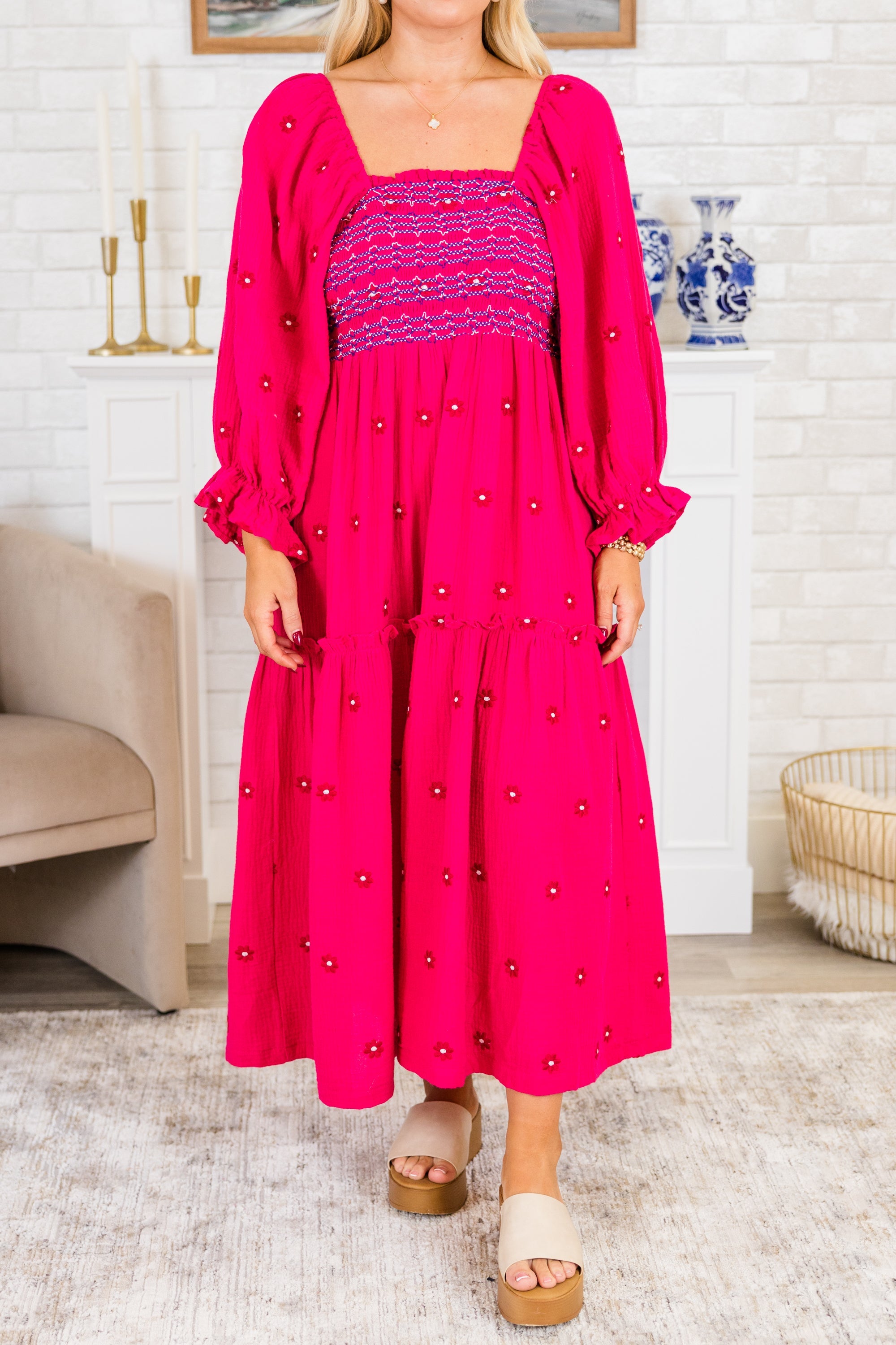 Wildflower Wonder Dress, Pink