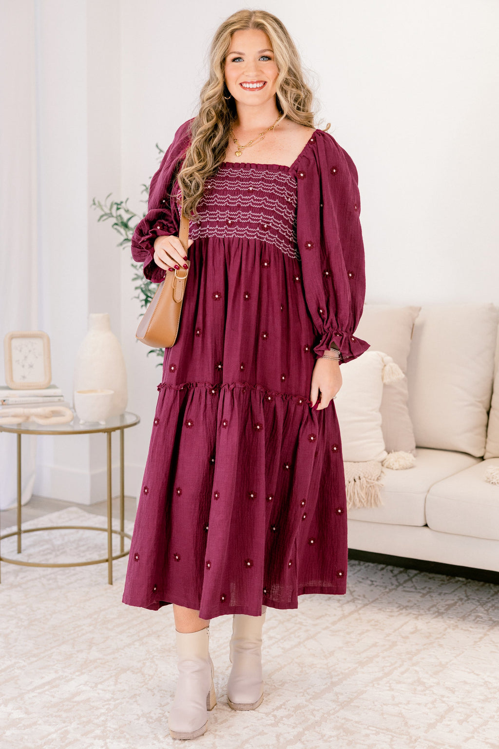 Wildflower Wonder Dress, Rouge