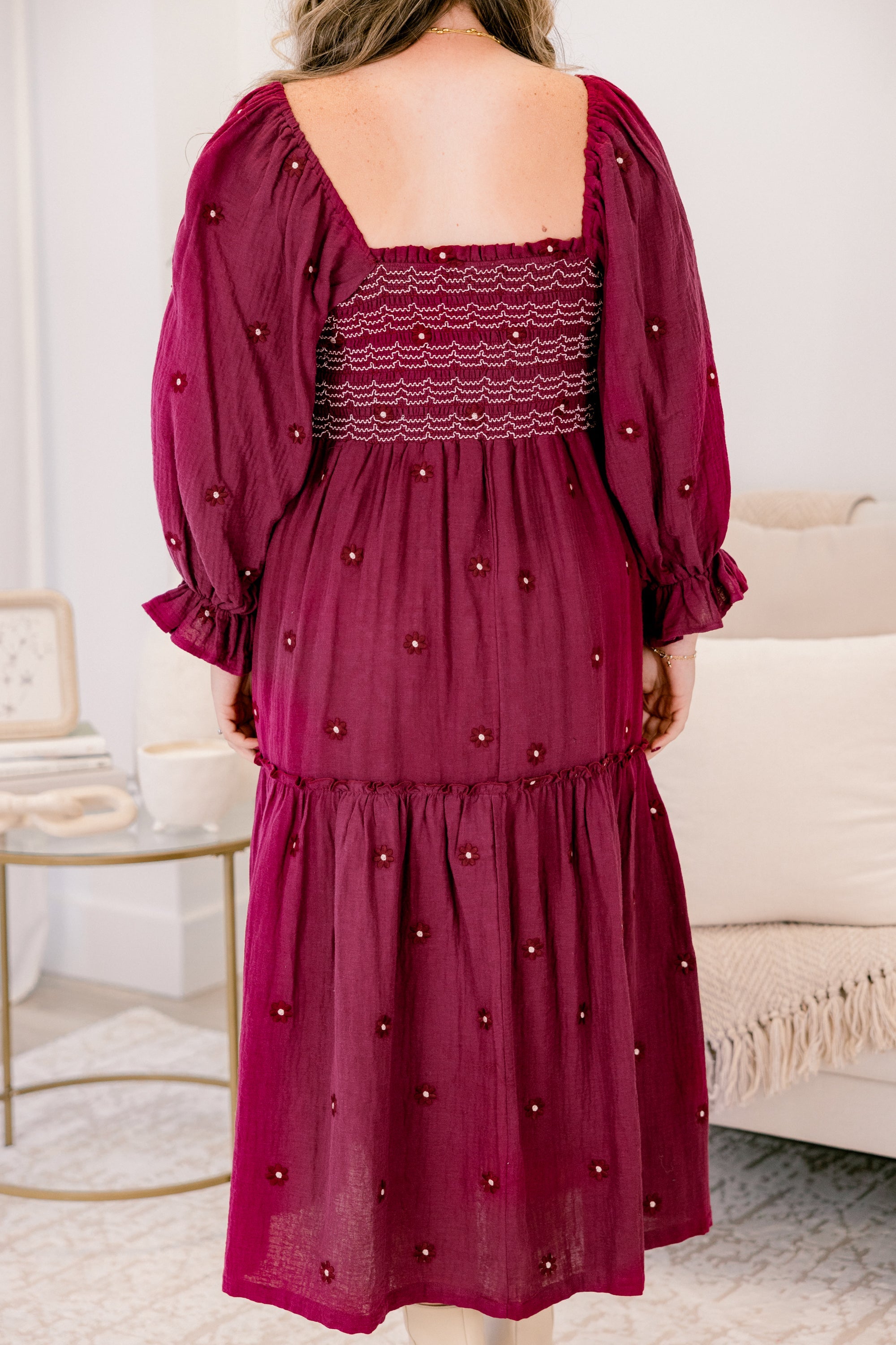 Wildflower Wonder Dress, Rouge