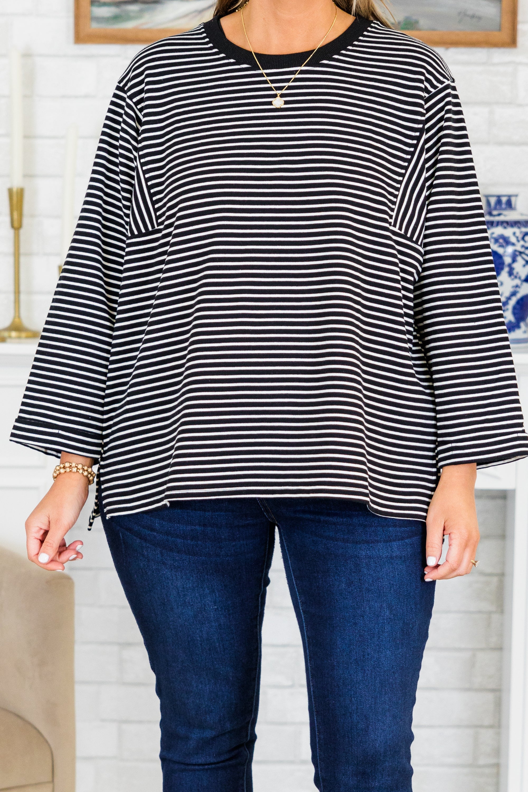 Winter Sky Top, Black
