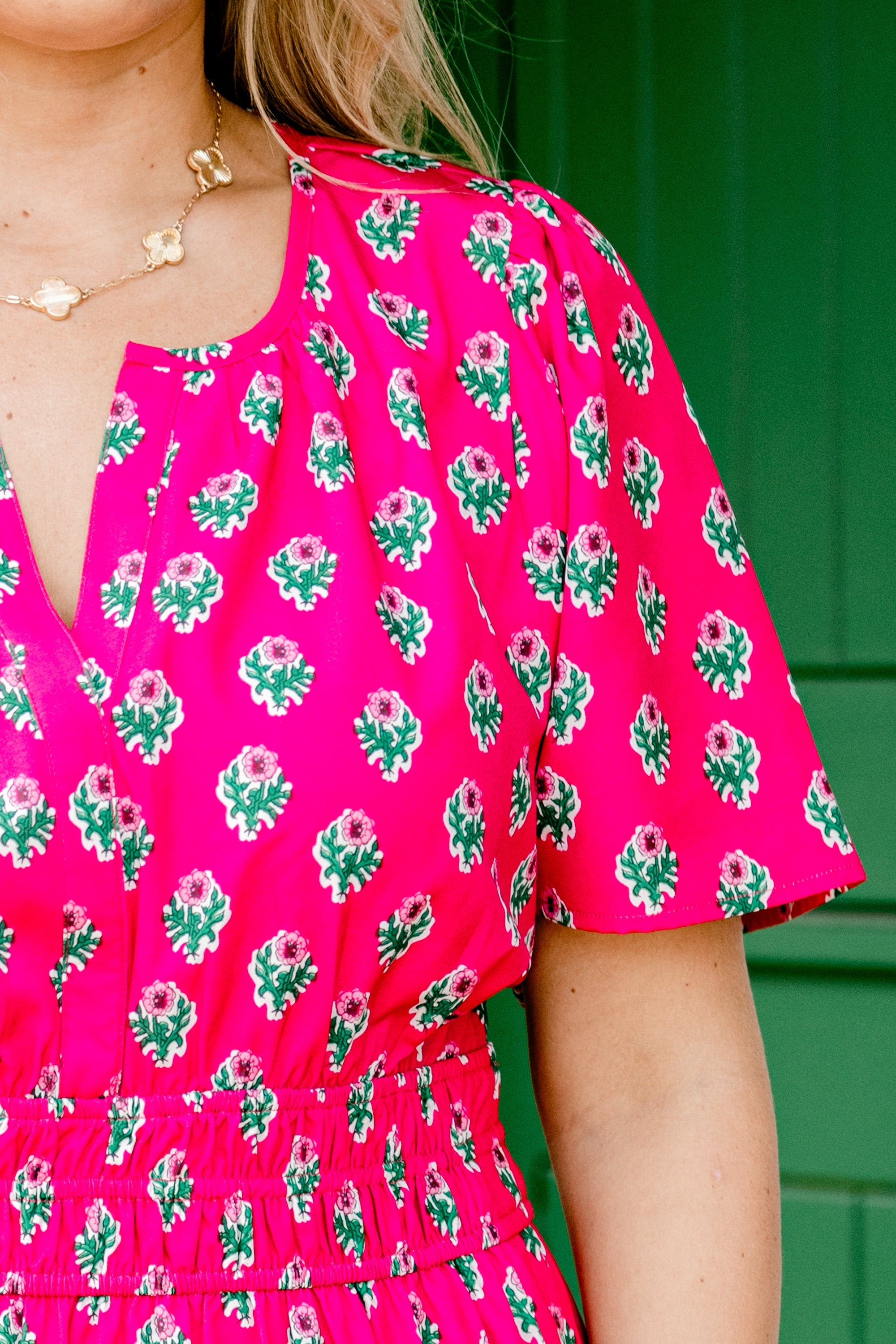 Wish Me Joy Dress, Fuchsia Mix