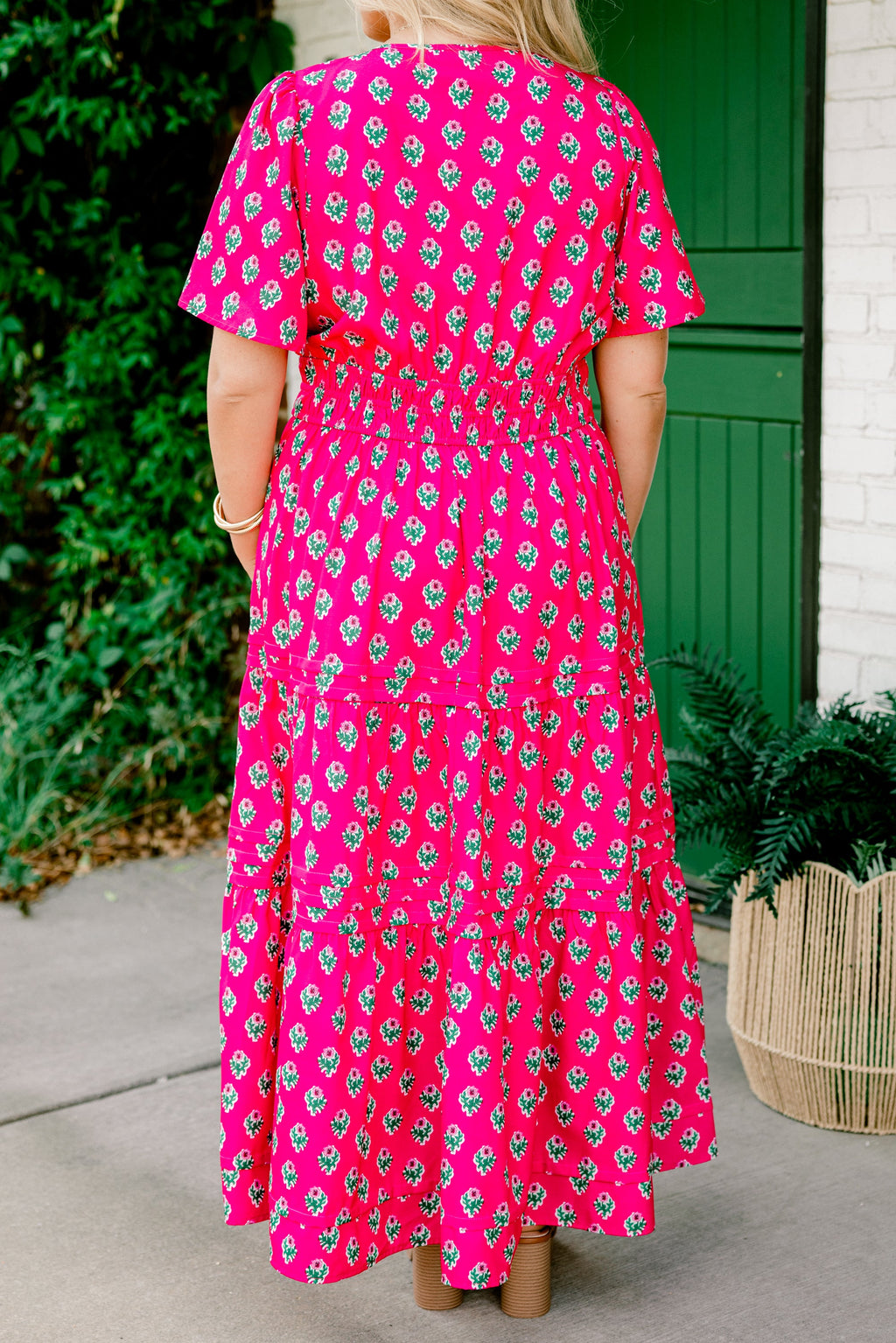 Wish Me Joy Dress, Fuchsia Mix