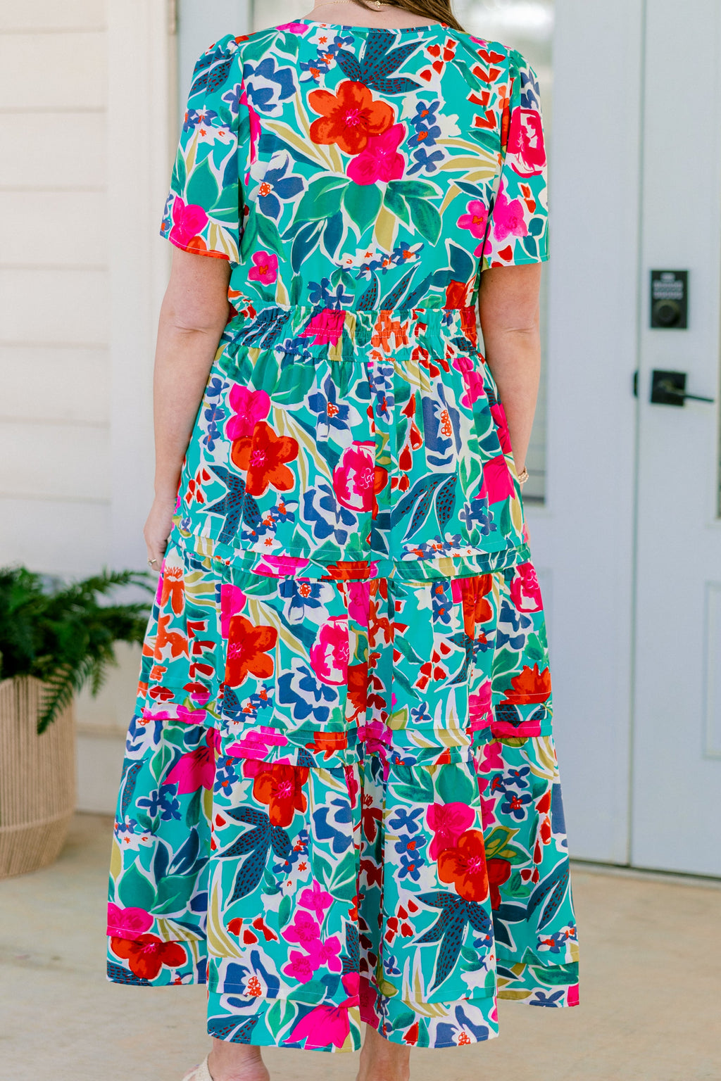 Wish Me Joy Dress, Teal