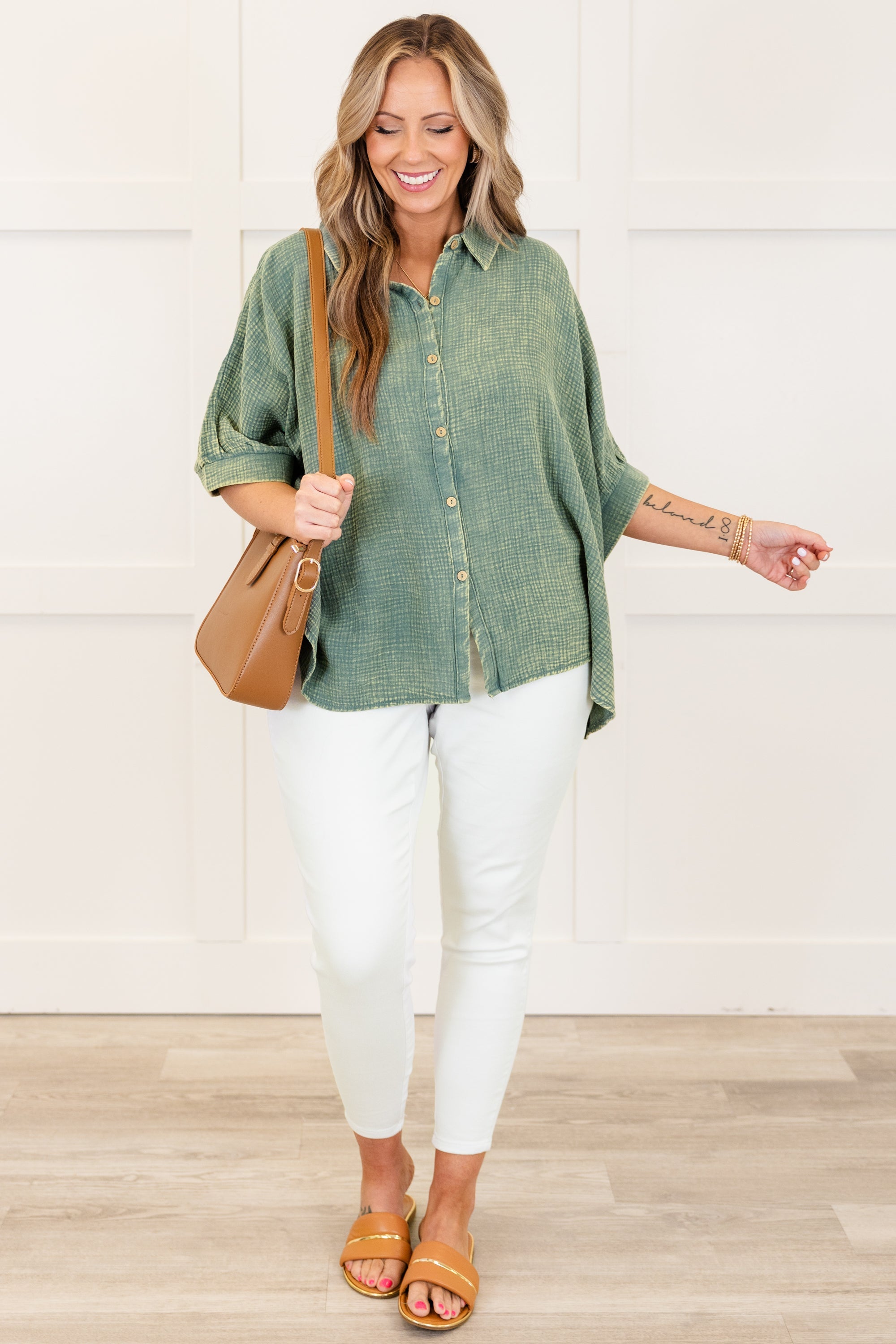 Wistful Weekend Top, Ash Jade