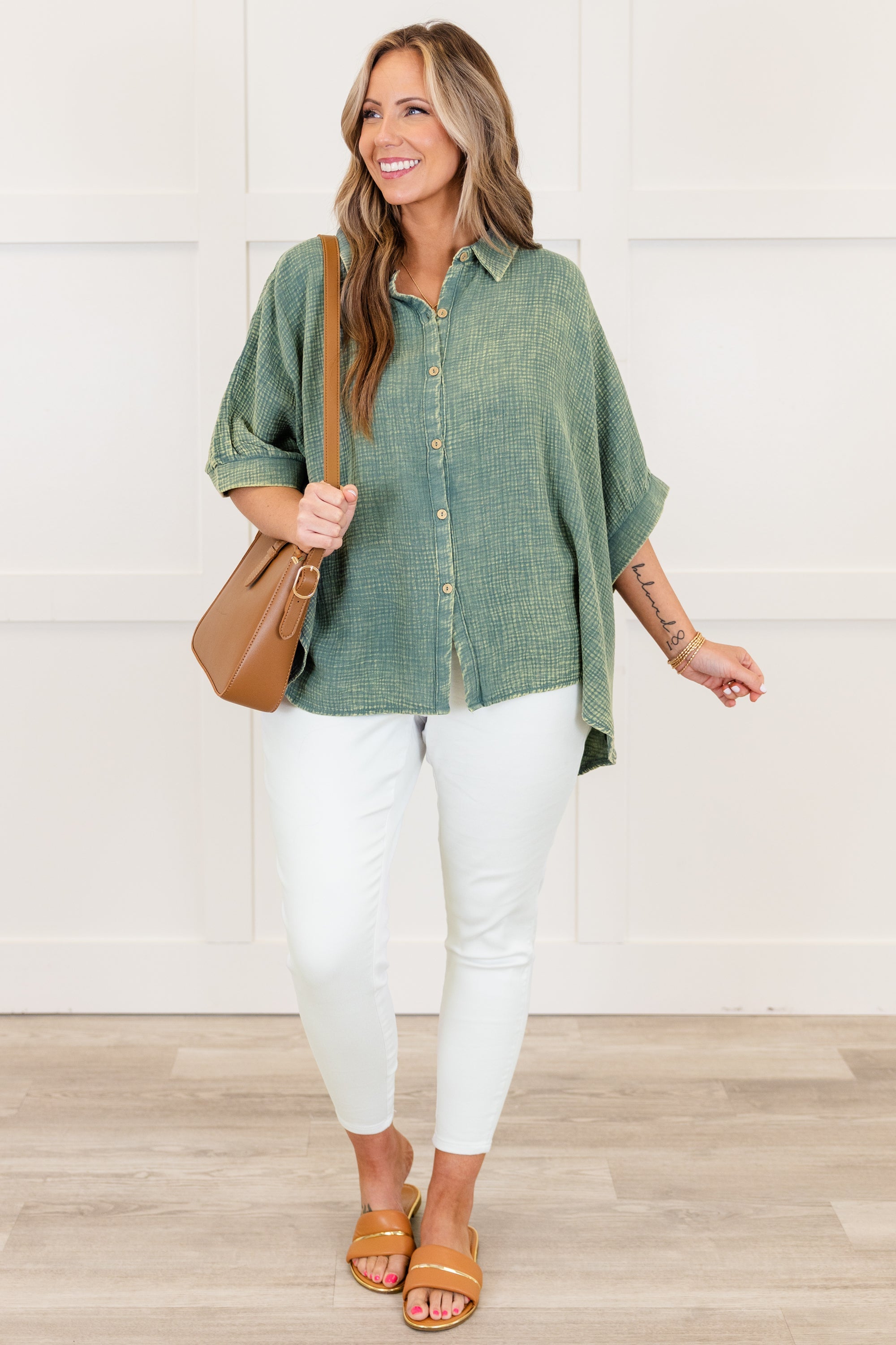 Wistful Weekend Top, Ash Jade