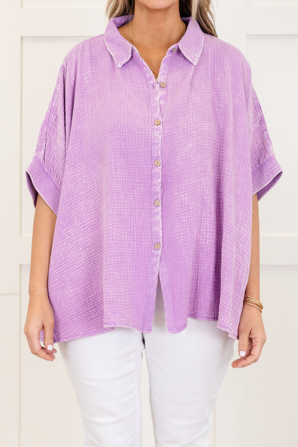 Wistful Weekend Top, Lavender