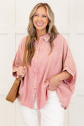 Wistful Weekend Top, Light Rose