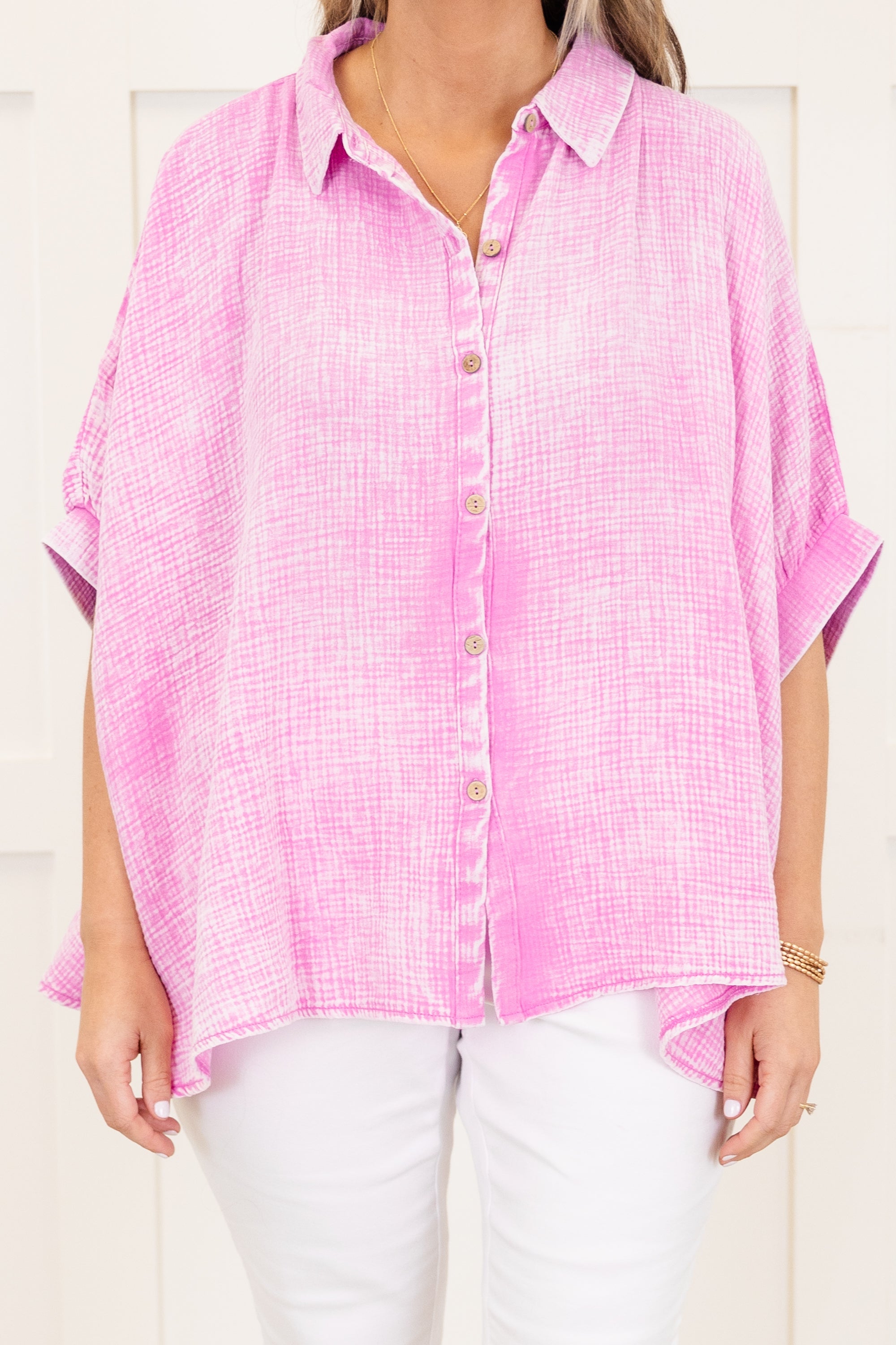 Wistful Weekend Top, Mauve