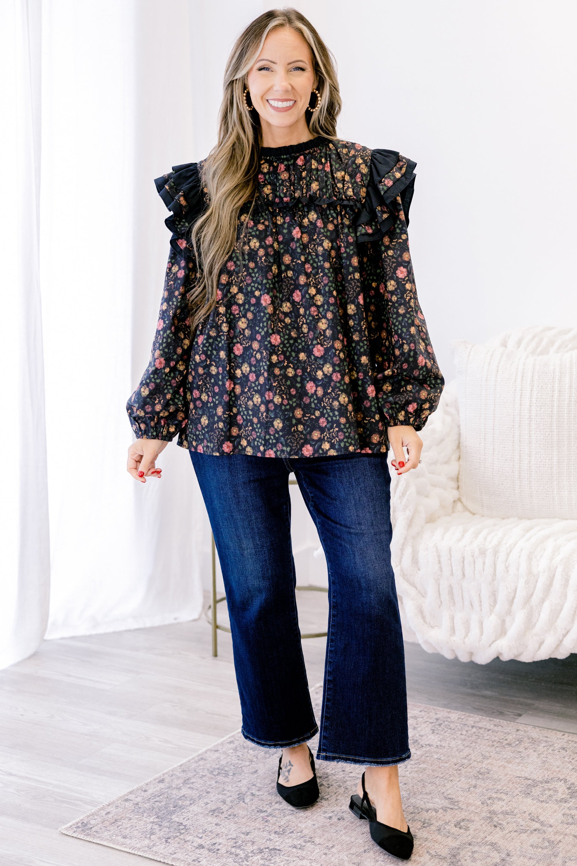 With My Love Top, Pink Floral