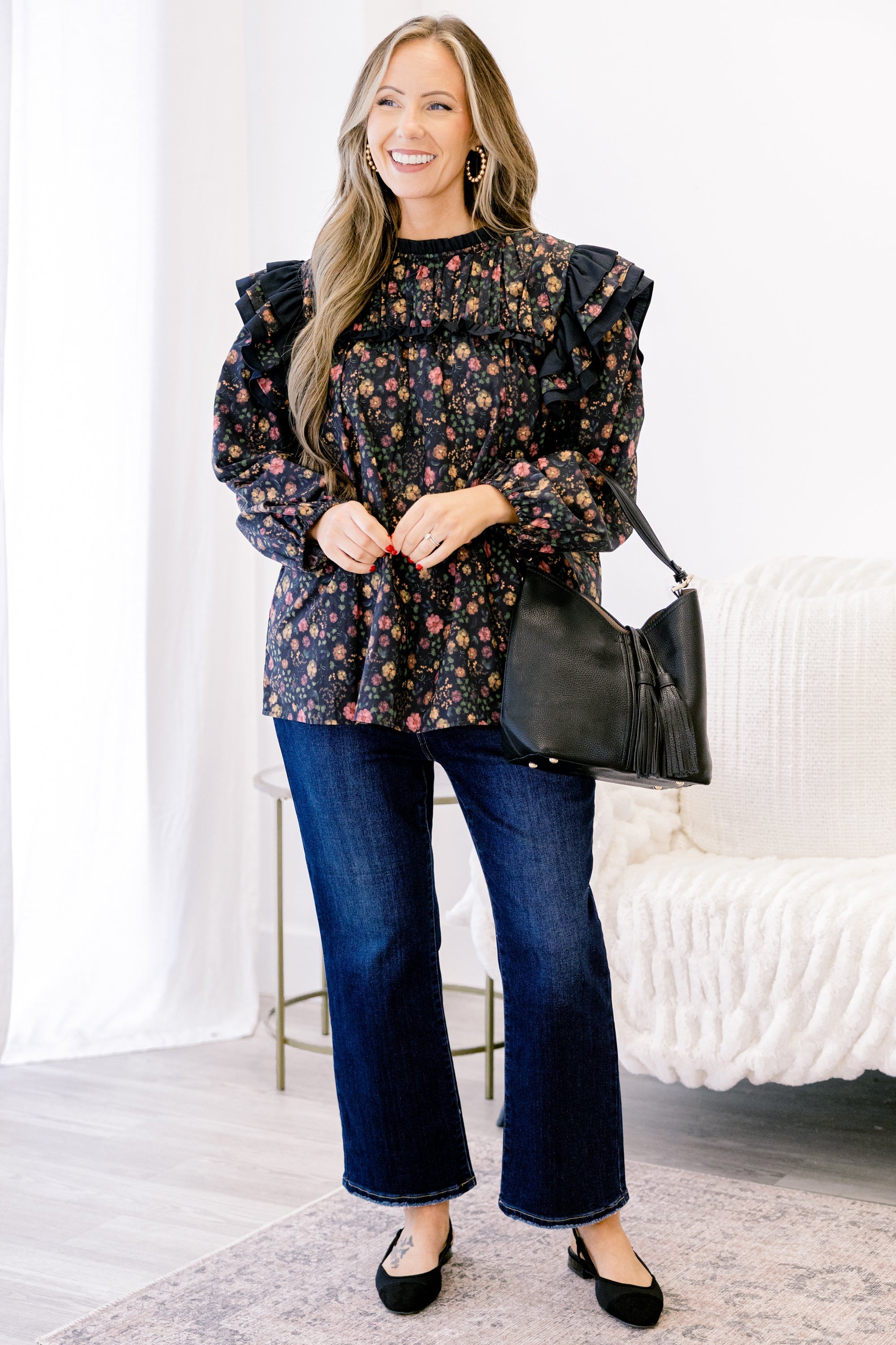 With My Love Top, Pink Floral