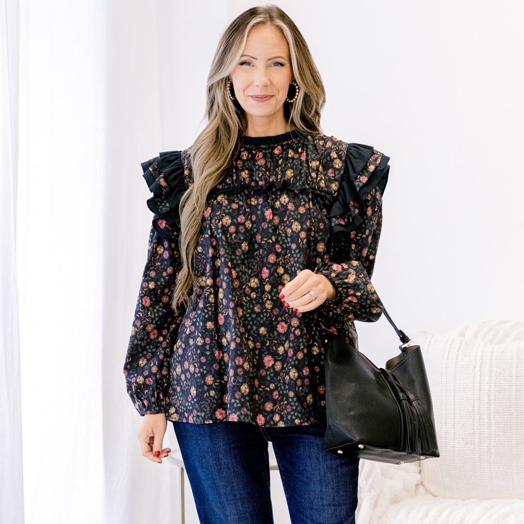 With My Love Top, Pink Floral