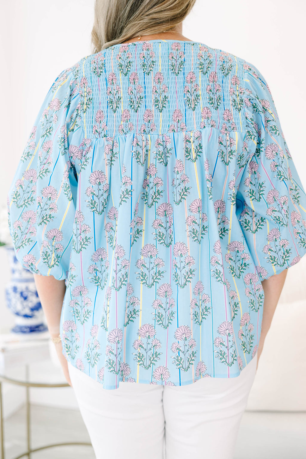 With The Flow Top, Blue