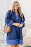 Without Thinking Dress, Navy