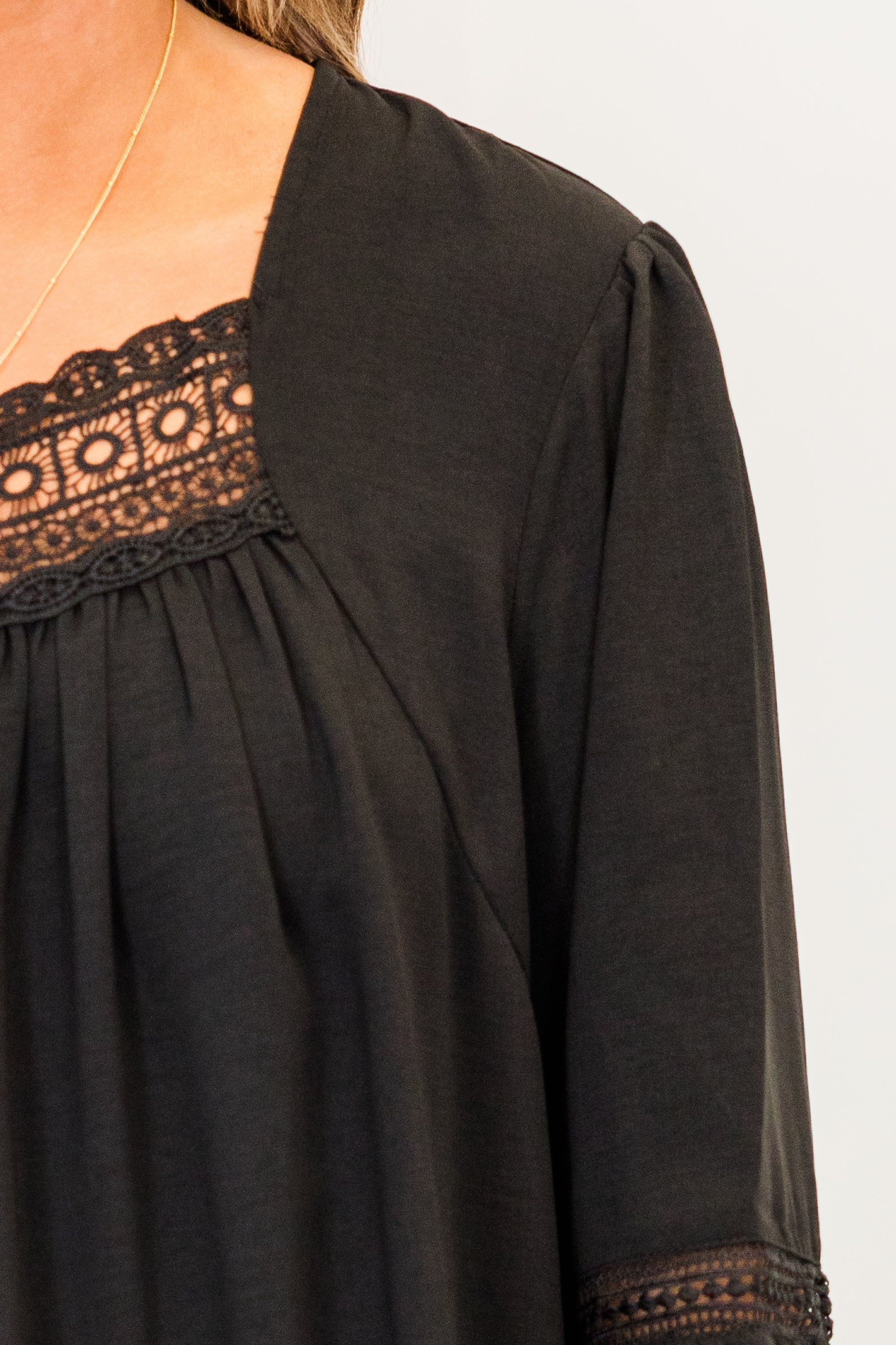 Words Of Affirmation Top, Black