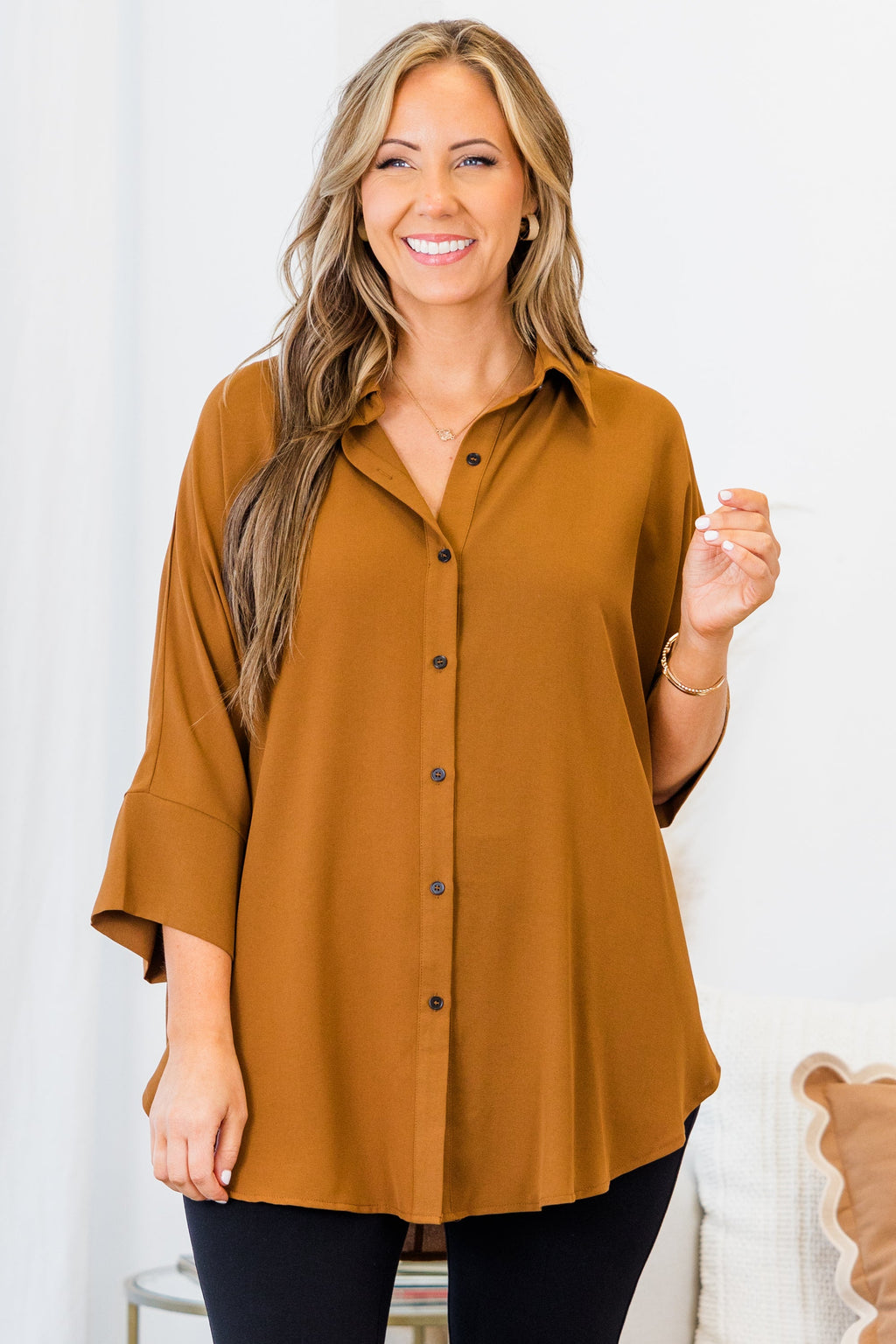 Working Babe Top, Brown