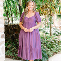 Working Your Charm Midi Dress, Eggplant