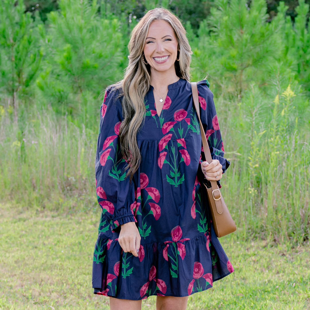 Works For Me Dress, Navy