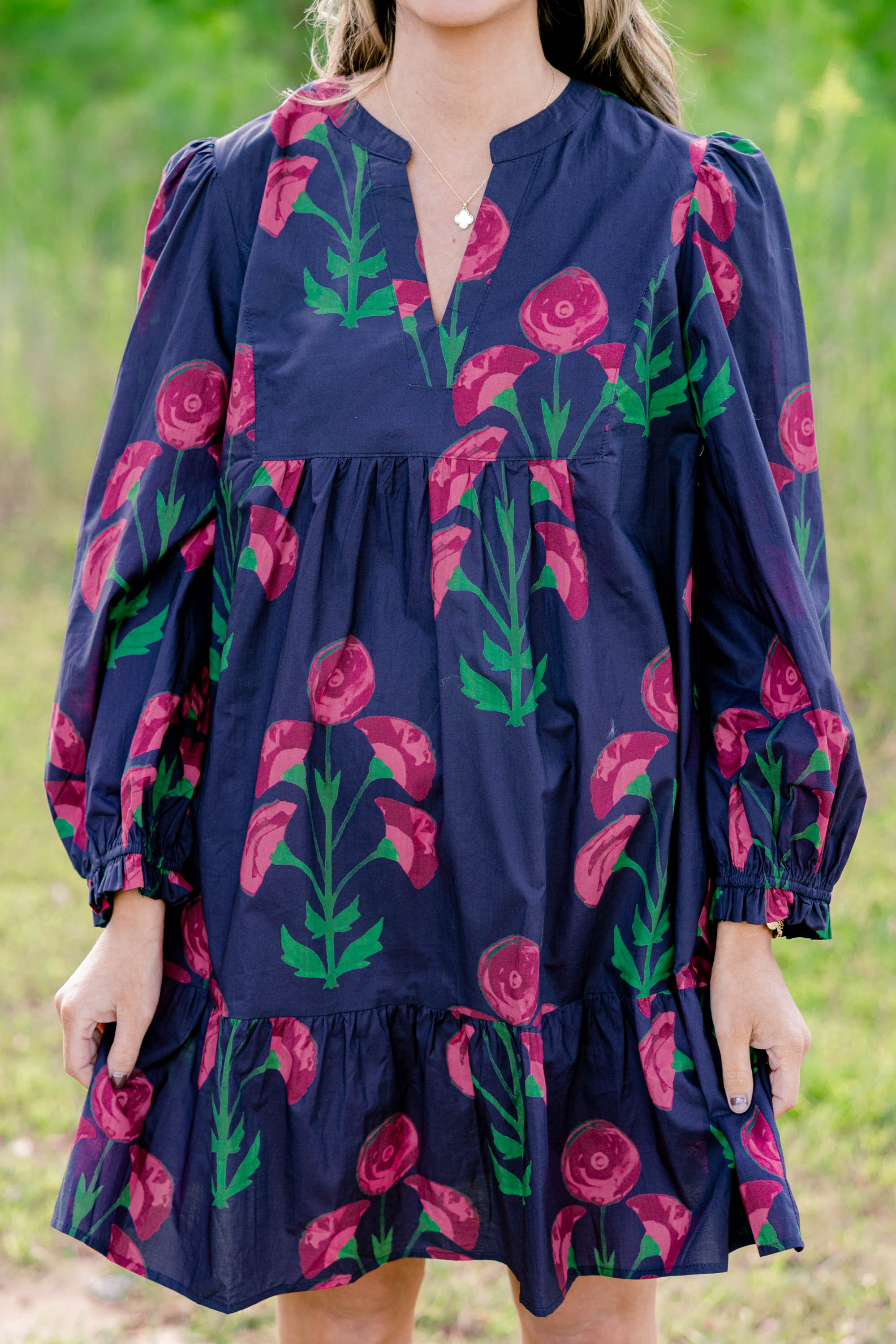 Works For Me Dress, Navy