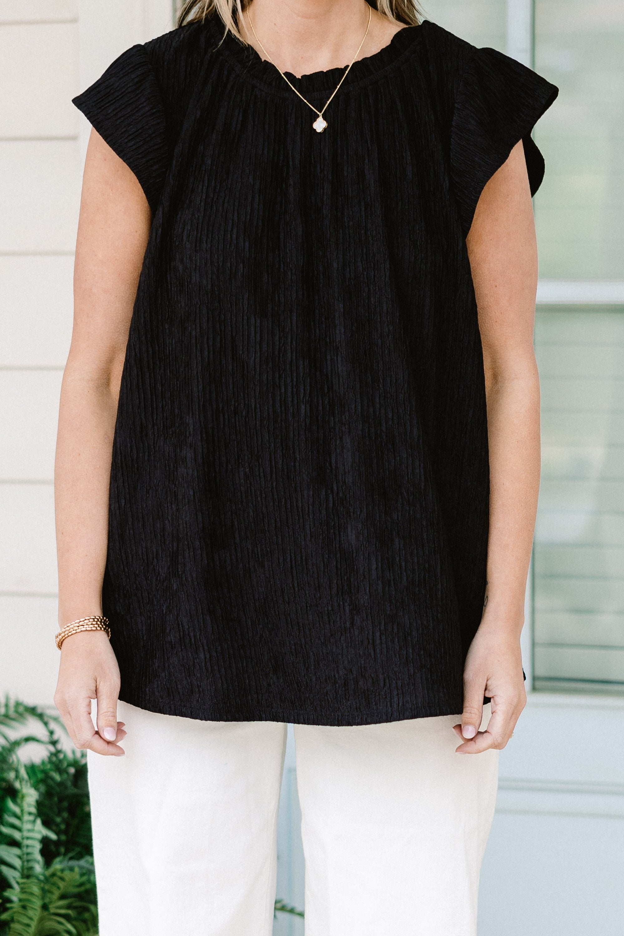 Worth My While Top, Black