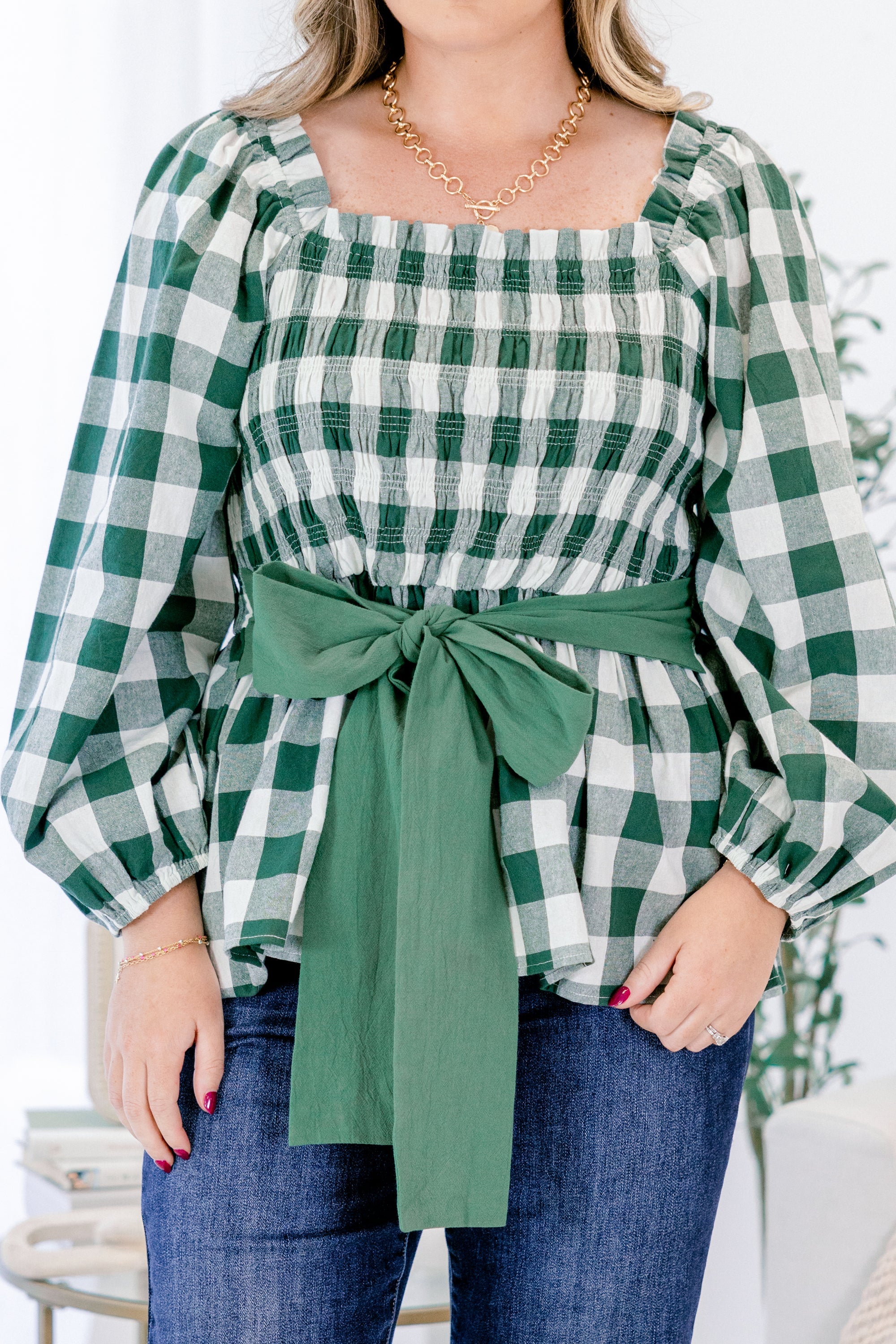 Worth The Mention Top, Green