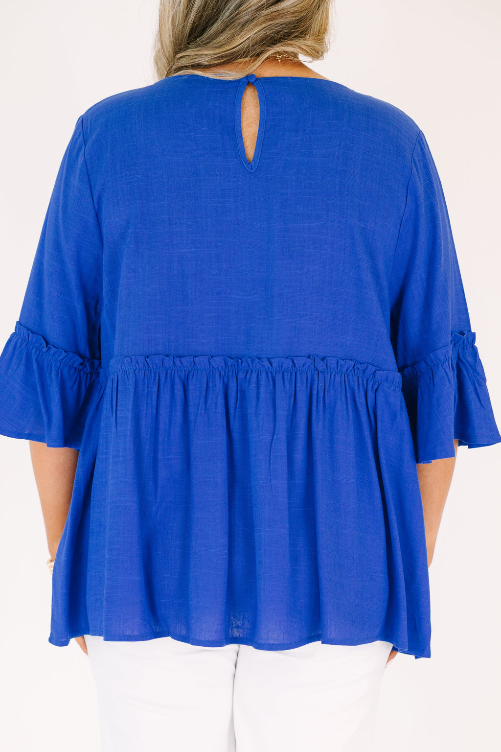 Worth The Wait Top, Cobalt