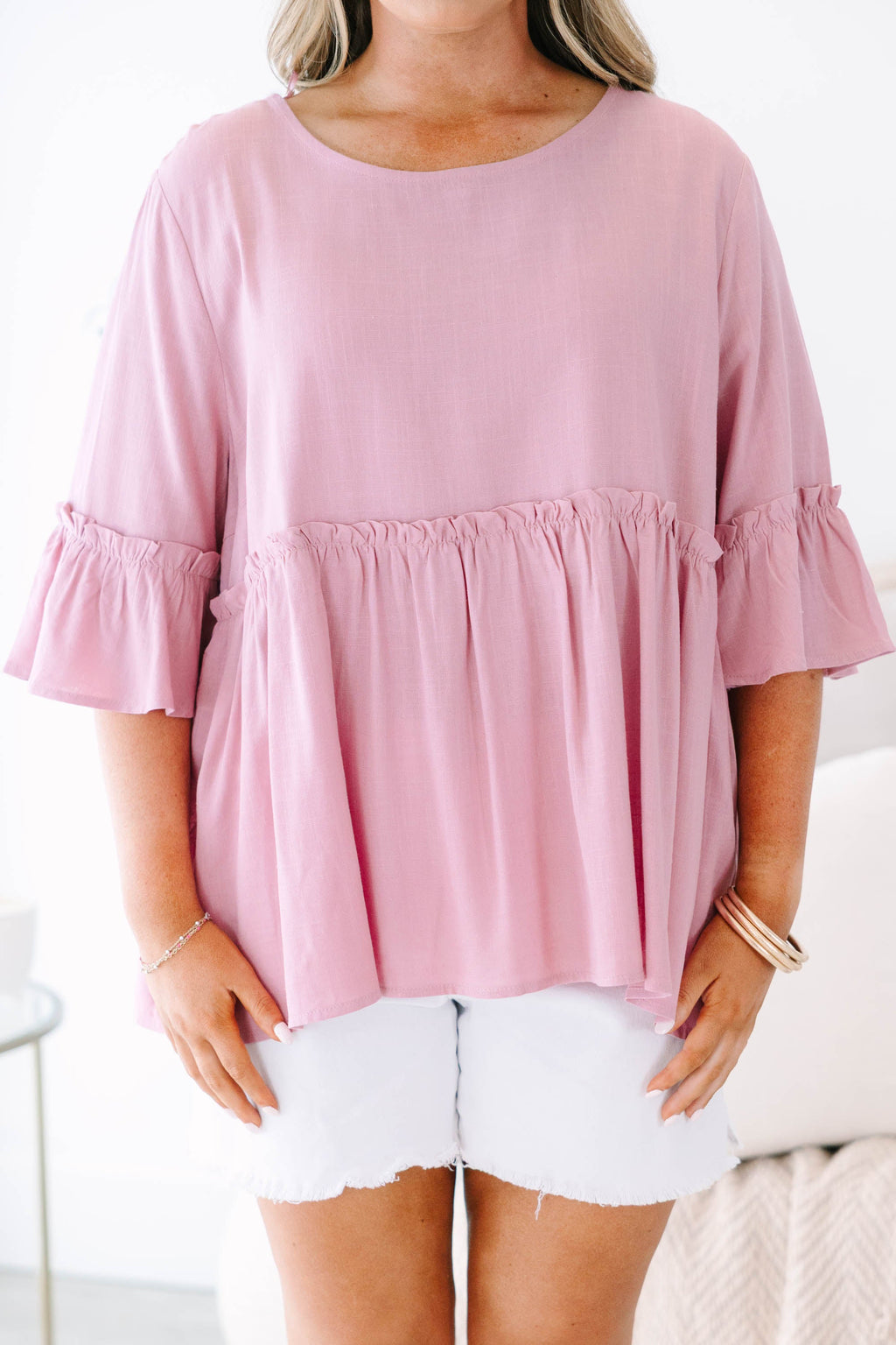Worth The Wait Top, Pink