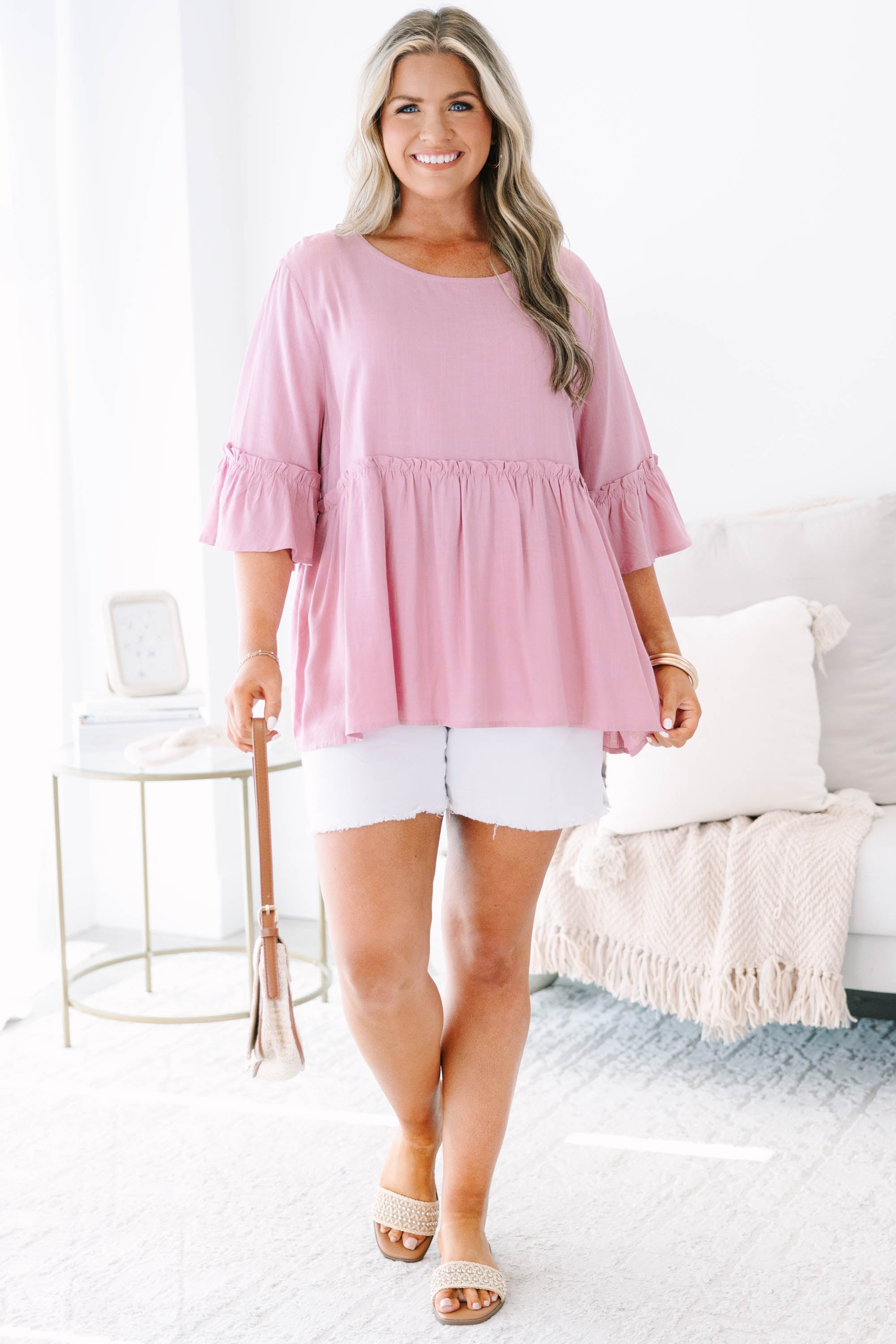 Worth The Wait Top, Pink