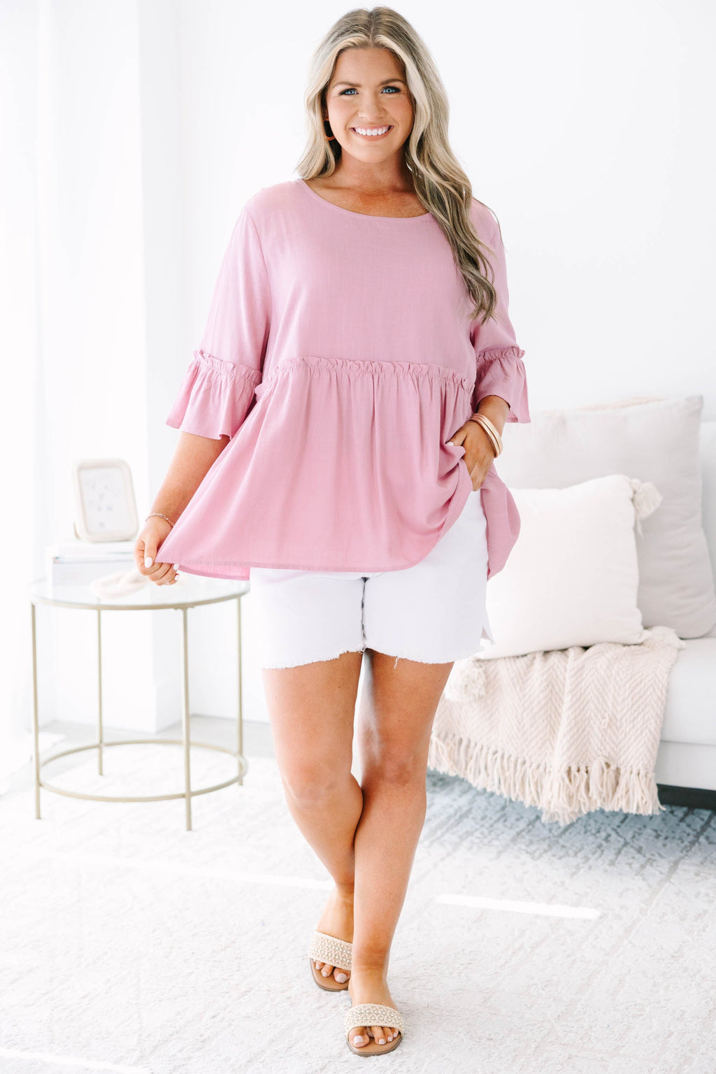 Worth The Wait Top, Pink