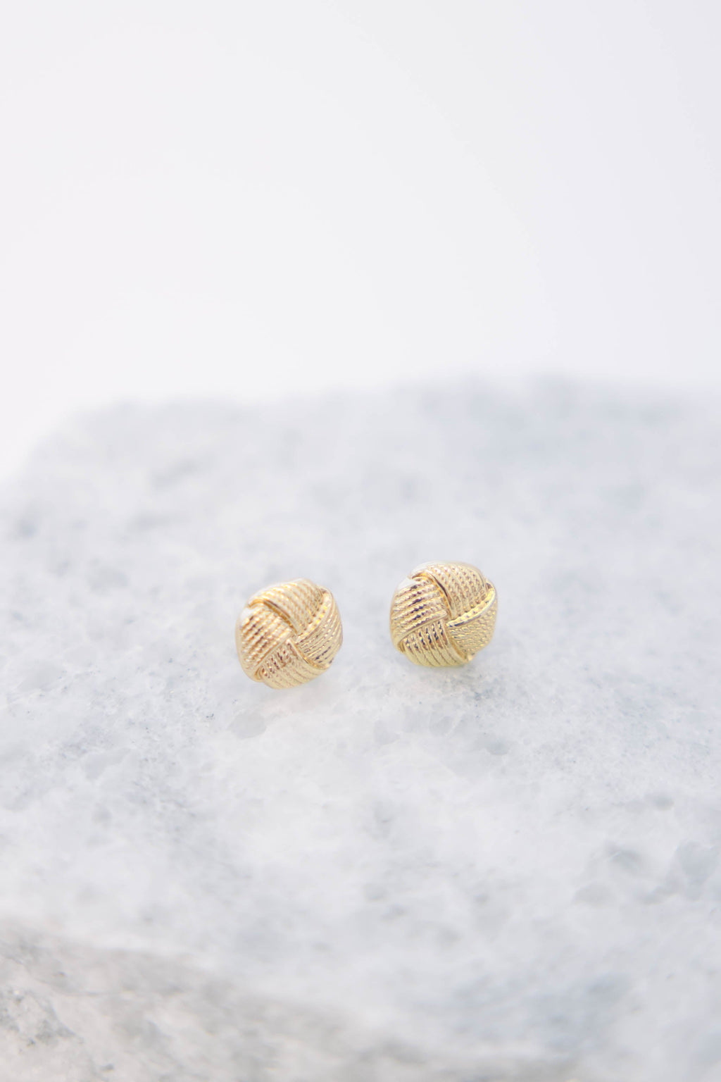 Woven Whispers Earrings, Gold