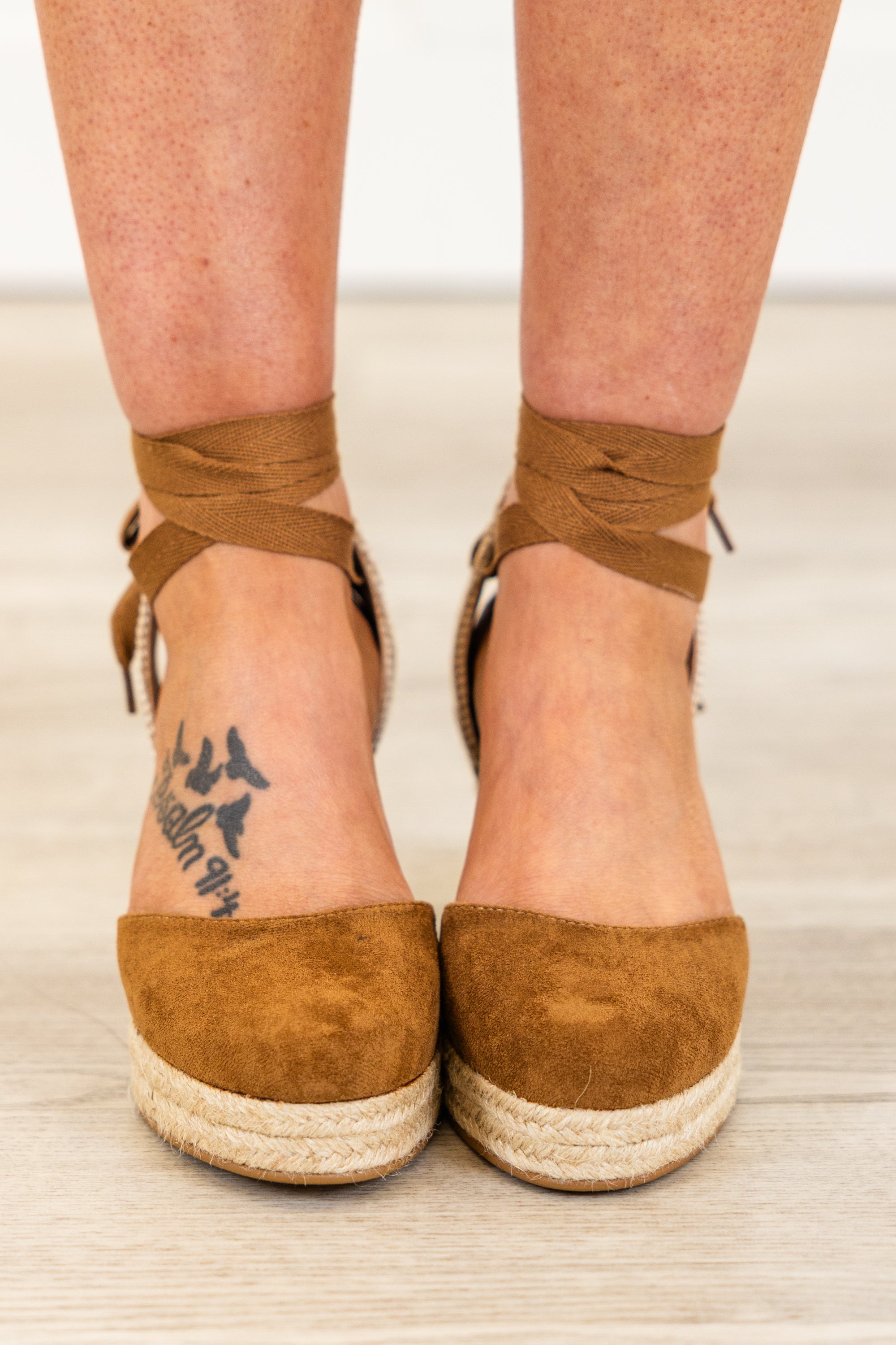 Wrapped Up In You Espadrilles, Camel