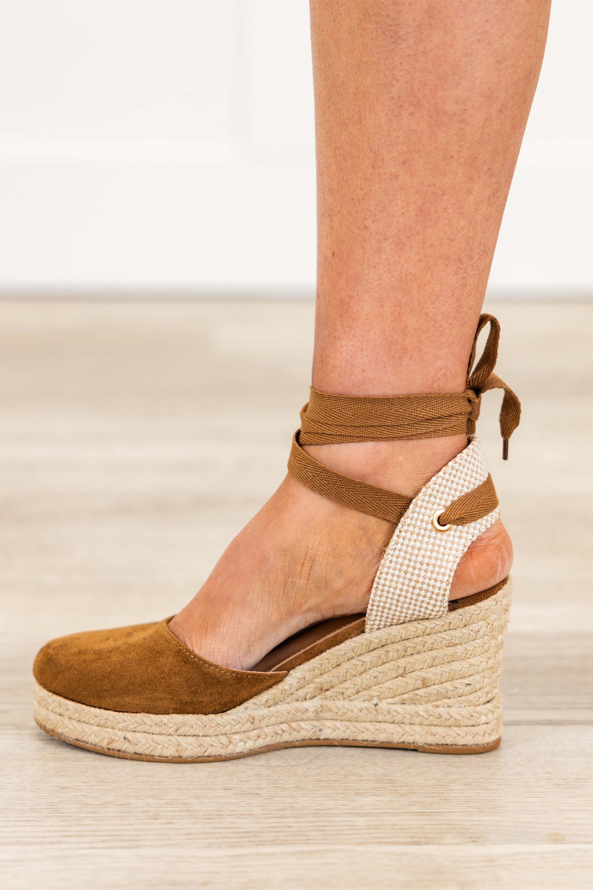 Wrapped Up In You Espadrilles, Camel