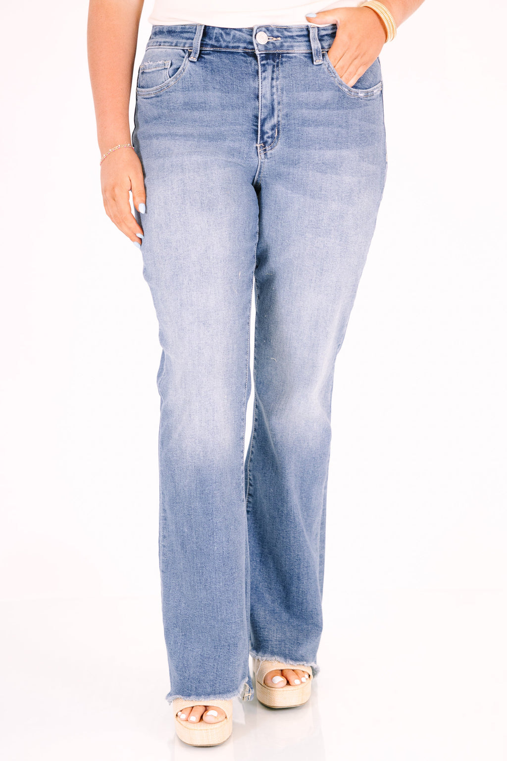 Written In The Stars Jeans, Light Wash