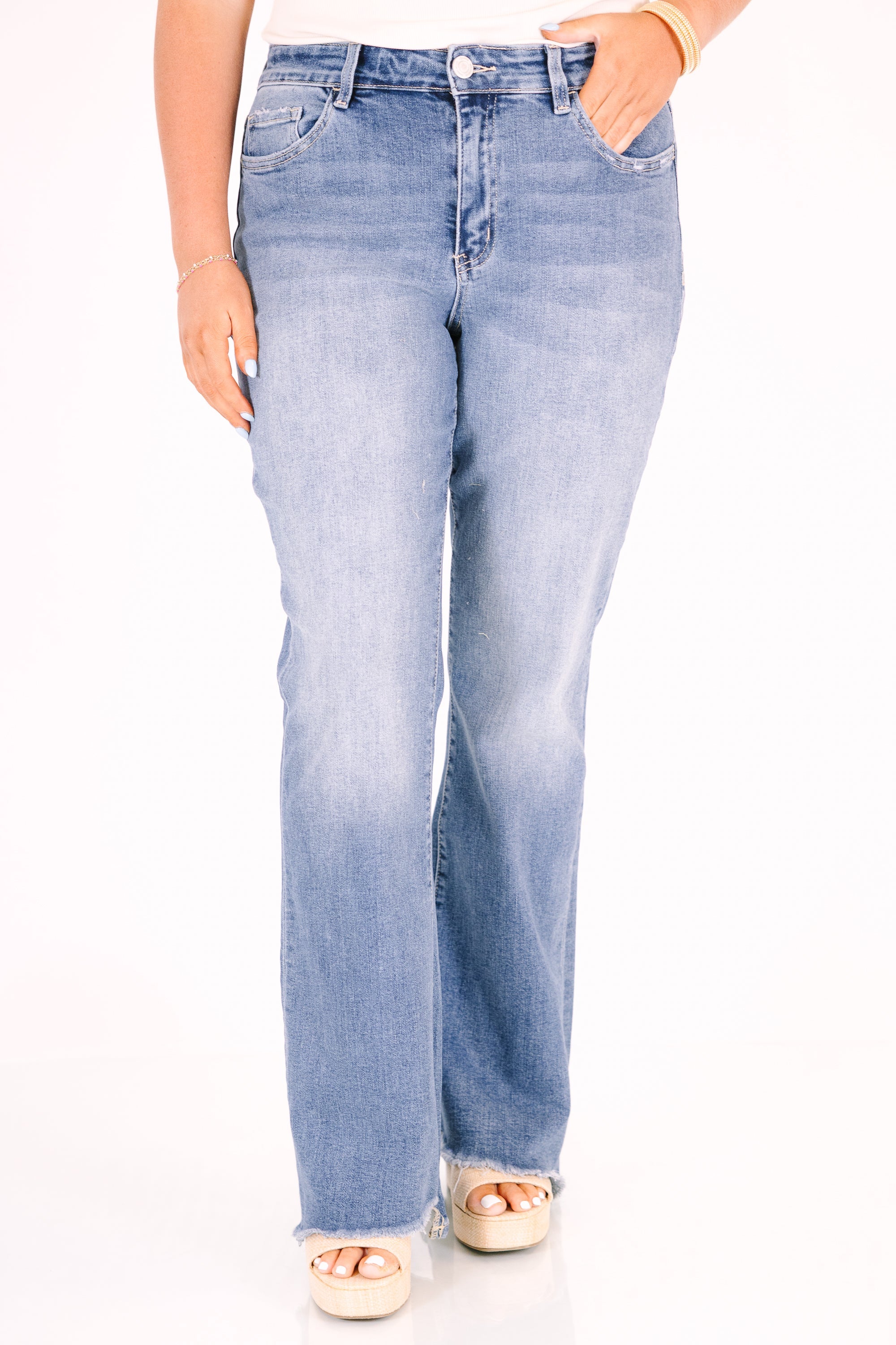 Written In The Stars Jeans, Light Wash