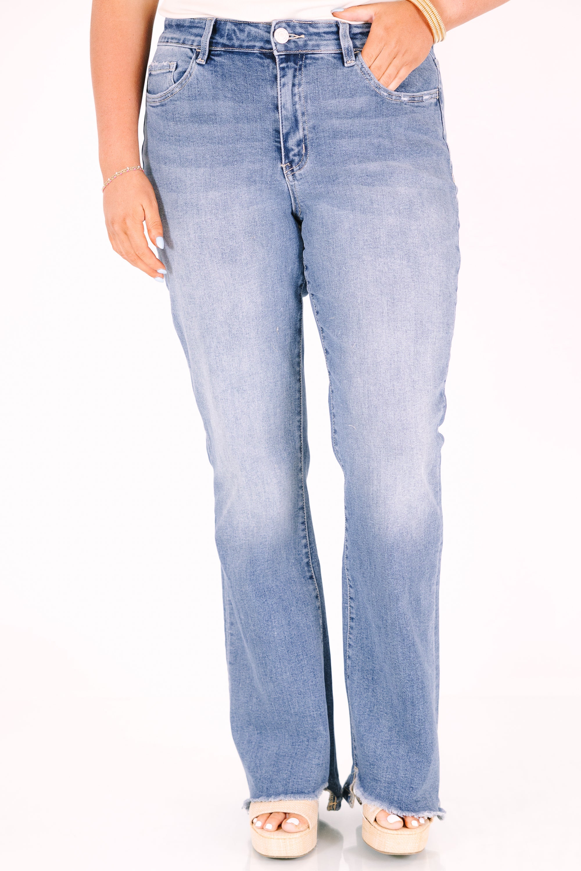 Written In The Stars Jeans, Light Wash