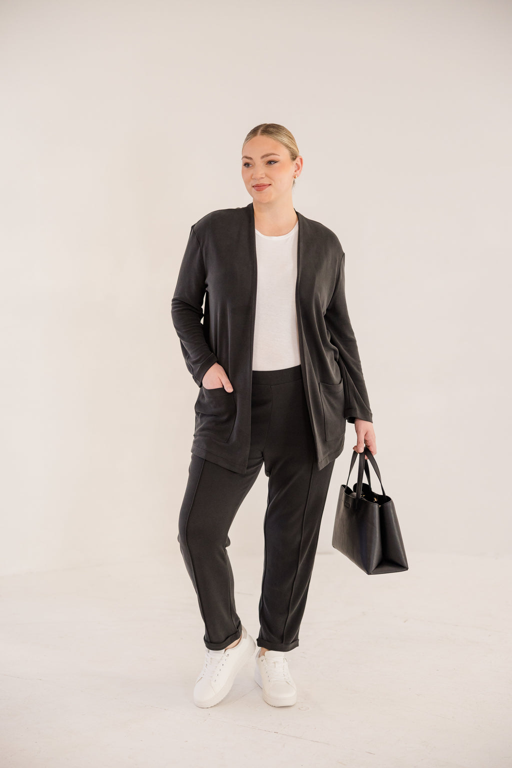 Lafayette Knit Jacket, Black