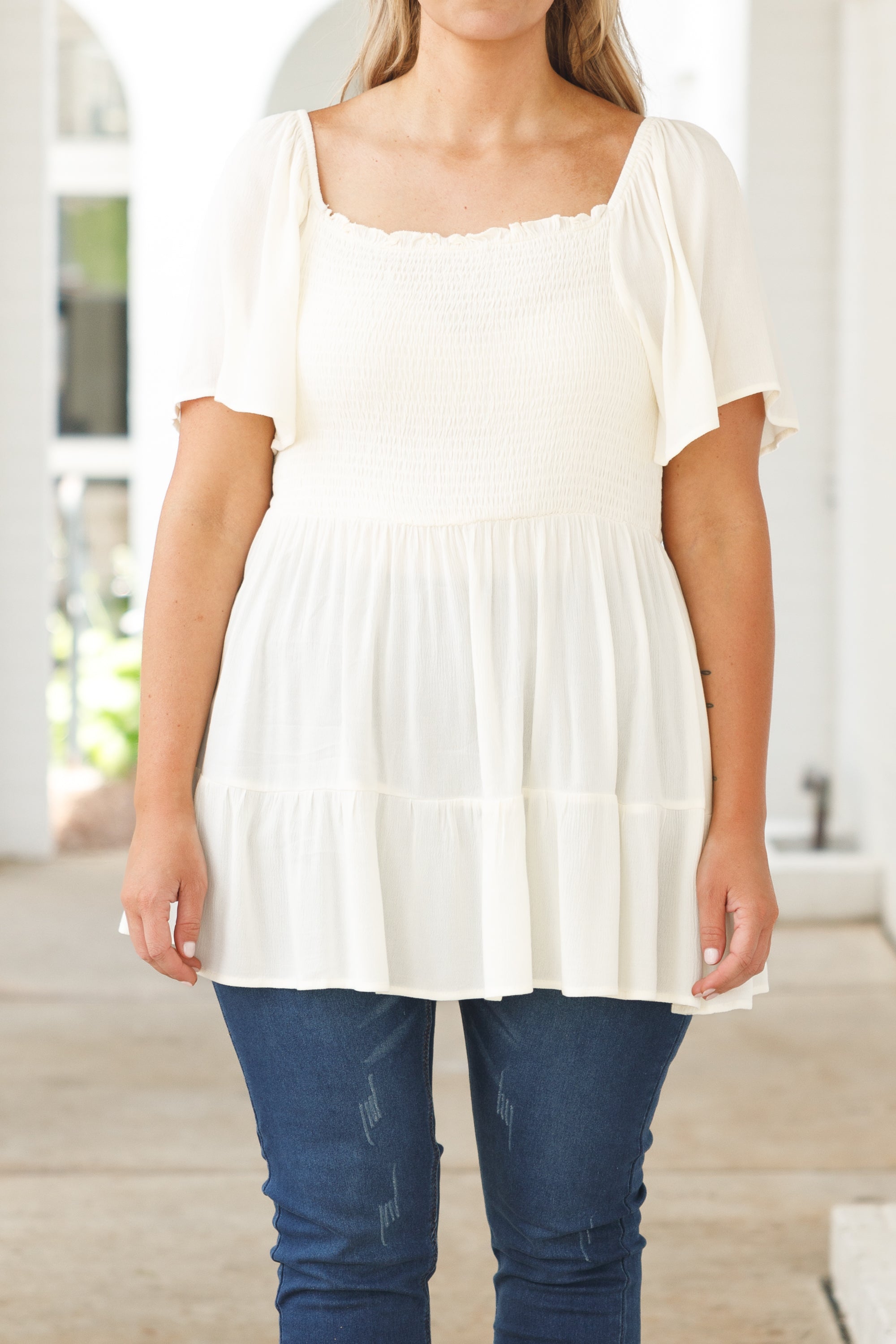 You And I Top, Ivory