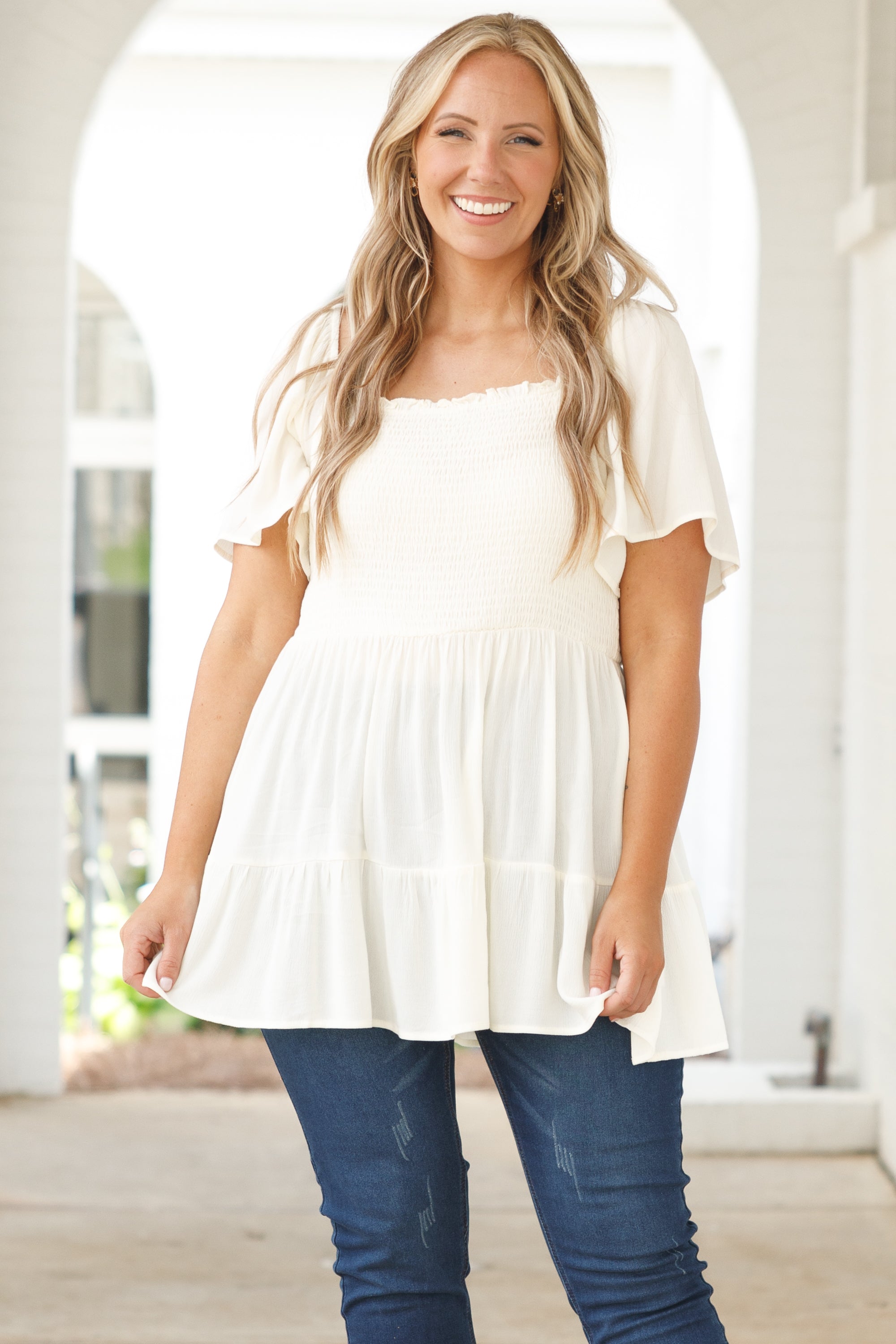 You And I Top, Ivory