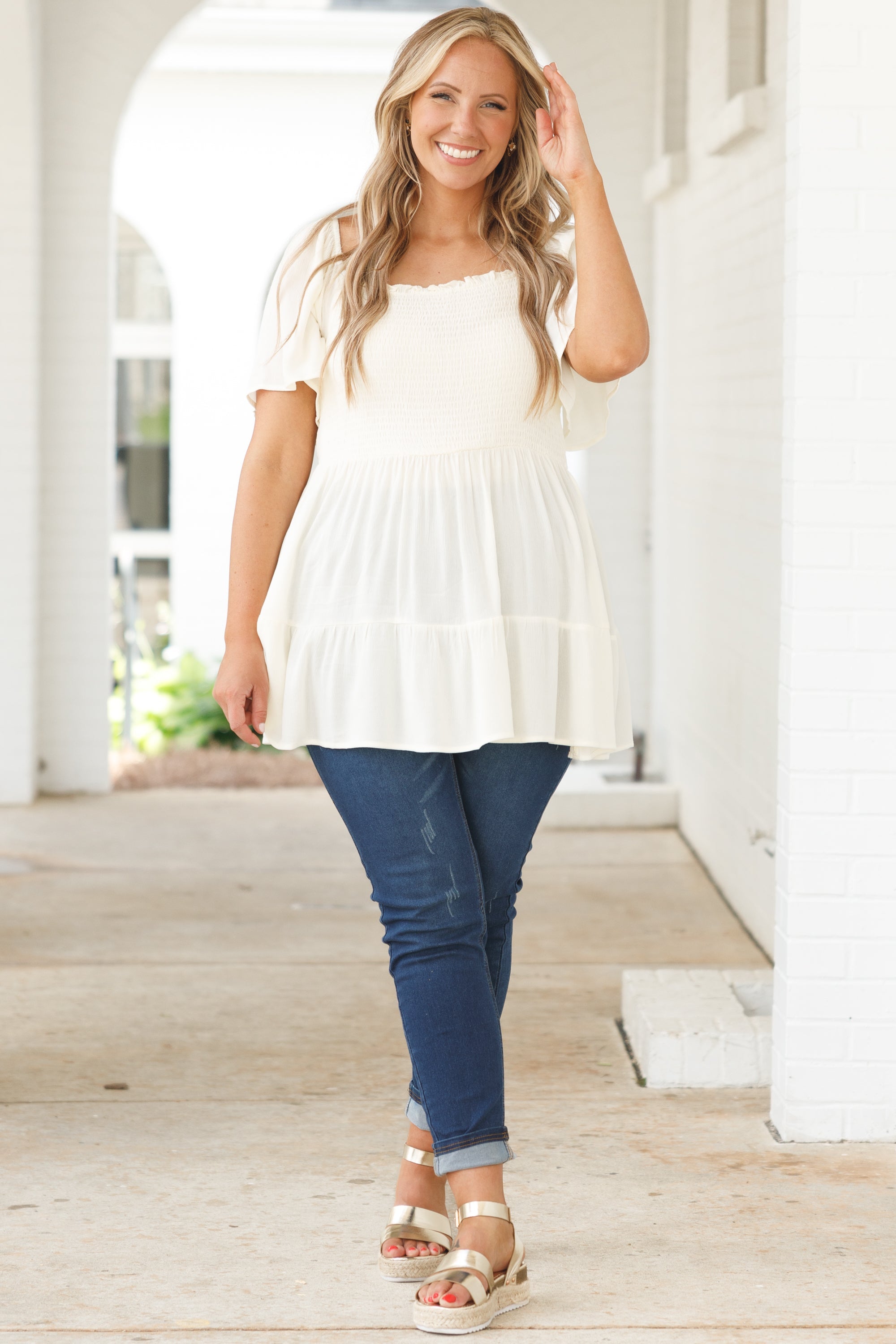 You And I Top, Ivory