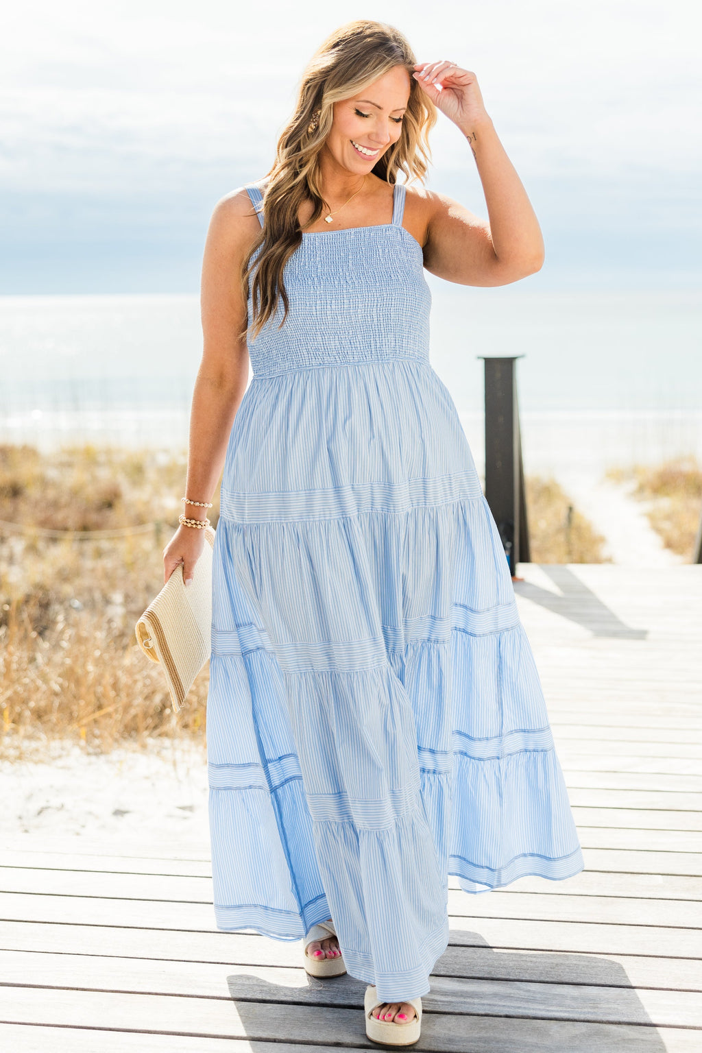 You And Me In Capri Dress, Blue