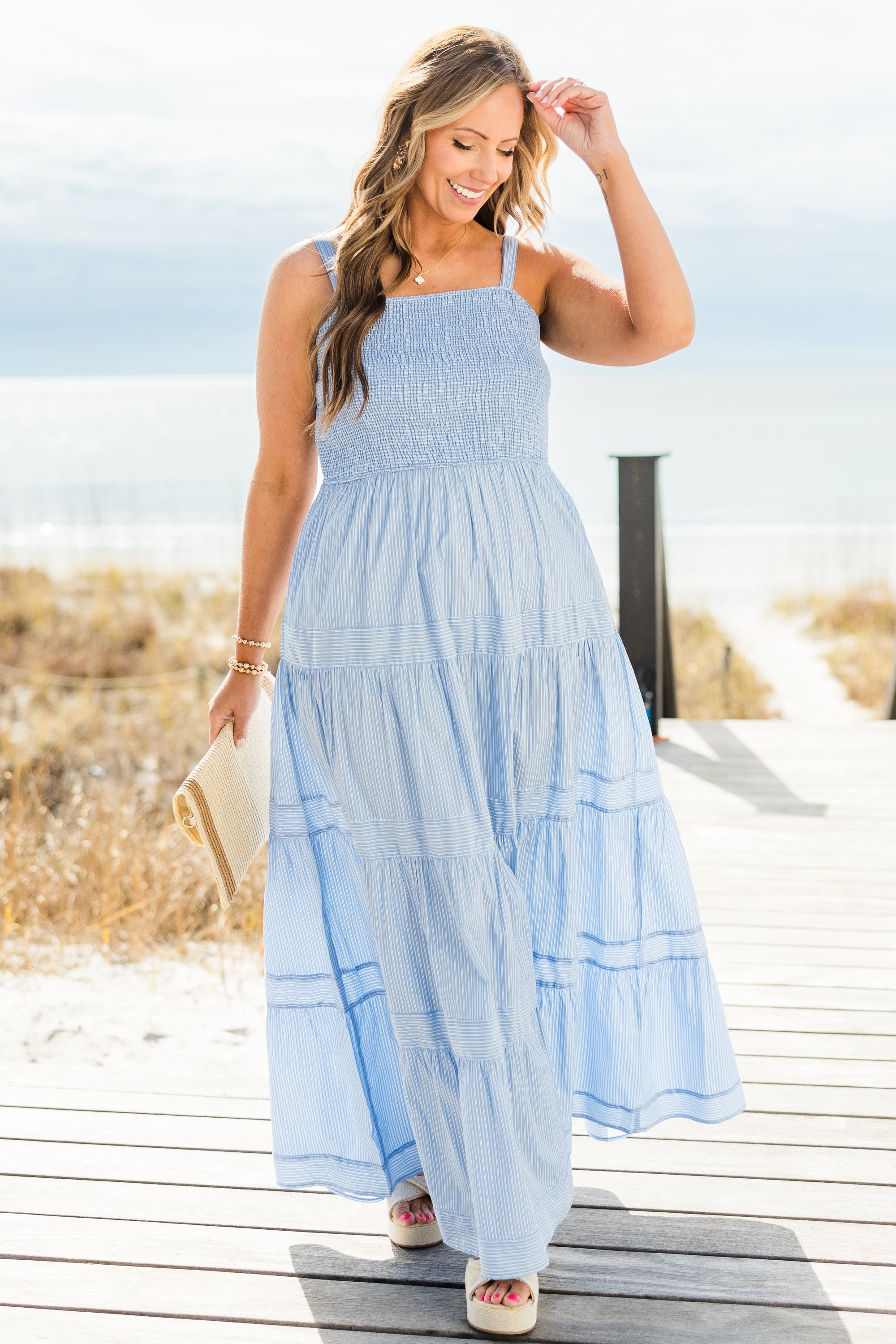 You And Me In Capri Dress, Blue
